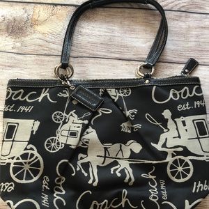 Coach Sateen Carriage F14482 Tote